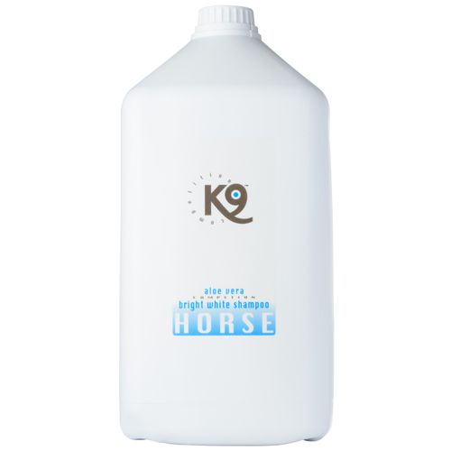 K9 Horse Bright White Shampoo - For White and Light-Coloured Manes, Tails  And Coats, Concentrate 1:10