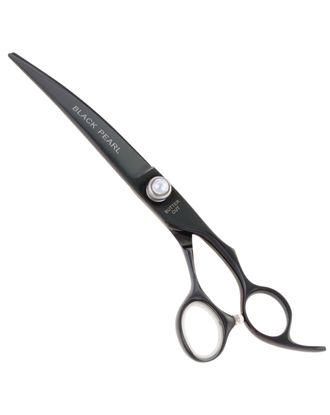 Geib Black Pearl Curved Scissors - profesjonalne nożyczki gięte ze stali kobaltowej