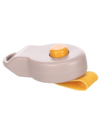 Flamingo Puppy Love Training Clicker Taupe - kliker dla psa, z gumką na palec, beżowy