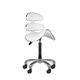 Activ AM-880 White - eleganckie, profilowane krzesło groomerskie z regulacją wysokości, białe