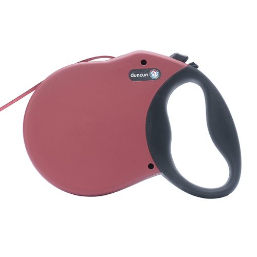 Duncun Expedition Retractable Leash 7,5m Red - długa smycz automatyczna dla psa, czerwona