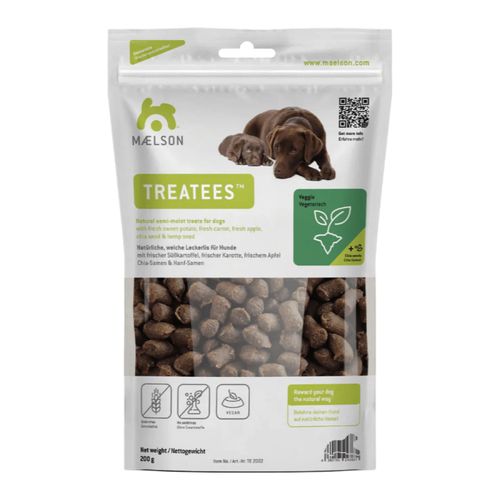 Maelson Treatees Veggie 200g - naturalne przysmaki dla psa, roślinne kąski