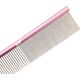 Yuup! Pink Comb 19cm - lekki, aluminiowy grzebień z mieszanym rozstawem ząbków 50:50, różowy
