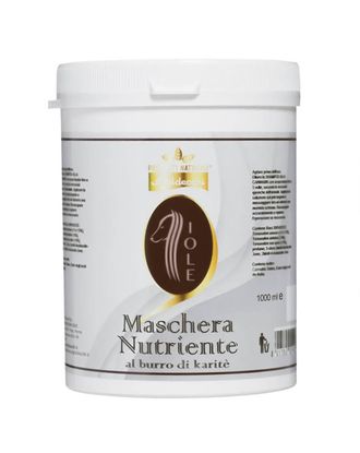 Baldecchi Iole Nourishing Mask - profesjonalna, odżywcza maska do długiej sierści, z masłem karite, koncentrat - 1L