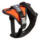 Julius-K9 IDC Longwalk Light Harness UV Orange - lekkie szelki trekkingowe dla psa, z kieszonką na GPS, pomarańczowe