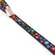 Show Tech Grooming Noose Flower Power - Black Grooming Leash with Floral Print