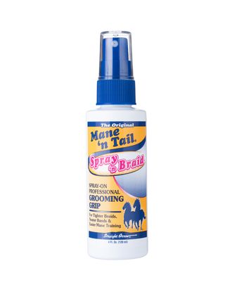 Mane'n Tail Spray & Braid - preparat ułatwiający zaplatanie włosów, grzywy i ogona, dla koni i psów - 120ml
