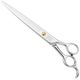 P&W Spartan Scissors 7,5" - najwyższej jakości, profesjonalne nożyczki groomerskie z szerokim ostrzem, proste