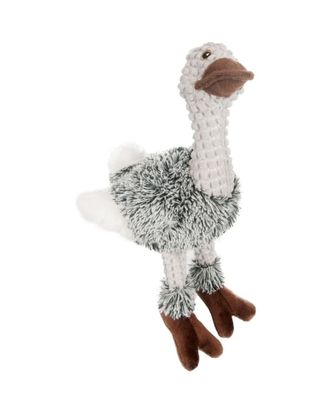 Flamingo Toy Plush Emu 30cm - miękka, pluszowa zabawka dla psa z piszczałką