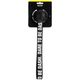 Dashi Black Rubber Ball 7cm - gumowy szarpak dla psa, z uchwytem taśmowym