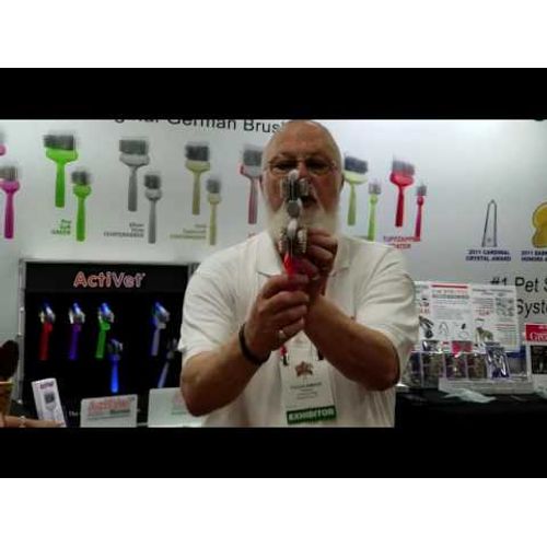 ActiVet Pro Brush Soft Green - Soft, Double-Sided and Flexible