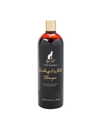 Chris Christensen Top Cat Wonderful White Shampoo - szampon do białej i jasnej sierści kota - 946ml