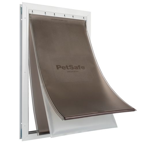 PetSafe Extreme Weather Aluminium Pet Door - termoizolujące drzwiczki dla psa i kota, metalowe, wzmocnione