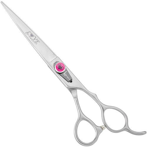 Kenchii Love Straight Scissors - profesjonalne nożyczki groomerskie z ergonomicznym uchwytem, proste