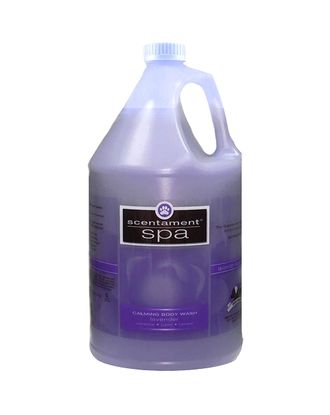Best Shot Spa Aloe Lavender Calming Body Wash - relaksacyjny płyn myjący do suchej i wrażliwej skóry psa i kota, o zapachu lawendy, koncentrat 1:10 - 3,8L