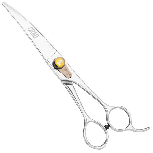 Geib Crab Curved Scissors Level 2 - wysokiej jakości nożyczki gięte do strzyżenia zwierząt z jednostronnym mikroszlifem