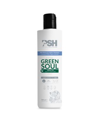 PSH Daily Beauty Green Soul Shampoo 300ml - szampon do przetłuszczającej się sierści psa i kota, z zieloną herbatą 