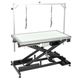 Blovi Luminous Pro Black 120x65cm - Professional Grooming Table with Electric Lift & LED-Illuminated Glass Top