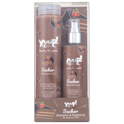 Yuup! Sacher Shampoo & Fragrance - zestaw perfumowanych kosmetyków dla psa i kota, szampon + perfumy
