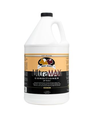 Best Shot UltraMax Pro Conditioner - profesjonalna odżywka nawilżająca do sierści grubej z podszerstkiem oraz długiej i lejącej, koncentrat 1:8
