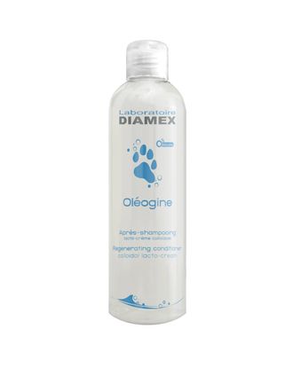 Diamex Oleogine Conditioner - regenerująca koloidalna odżywka do sierści, z organicznym olejem kokosowym, koncentrat 1:8 - 250ml