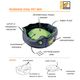 Kiwi Walker Running Oval Pet Bed Blue - owalne legowisko dla psa z pianką memory foam, niebieskie