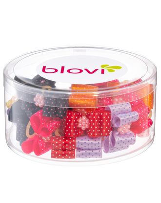 Blovi Bows Dots 25szt. - eleganckie, kolorowe kokardki w kropeczki, na gumce, dla psa