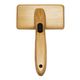 Bamboo Groom Soft Slicker Brush Medium - bambusowa szczotka pudlówka z bezpiecznymi pinami, dla średniego psa i kota