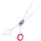 Kenchii Five Star Left Offset Scissors - nożyczki groomerskie, proste, dla leworęcznych