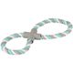 Flamingo Cotton Jim Pull Rope Toy 37cm - sznurkowy szarpak w kształcie ósemki