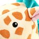 Max&Molly Huggles Giraffe Jerry - Noiseless Plush Dog Toy, Colourful Giraffe
