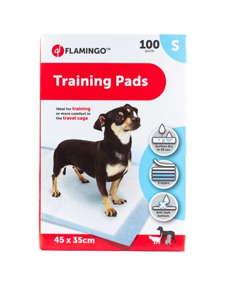 Flamingo Training Pads S (45x35cm) - podkłady dla psa do nauki czystości, 5-warstwowe - 100szt.