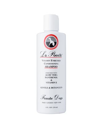 Les Poochs La Vitamin Enriched Shampoo (damski) - luksusowy szampon witaminowy dla suczek, koncentrat 1:14 - 236ml