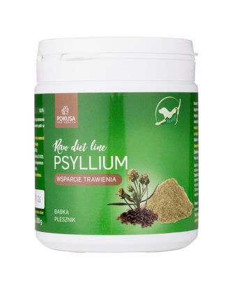 Pokusa Raw Diet Line Psyllium 100g - babka płesznik, na wsparcie układu trawiennego psów i kotów
