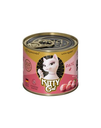 Kitty Cat Rabbit Pate - bezzbożowa mokra karma, pasztet dla kota, z królikiem - 200g