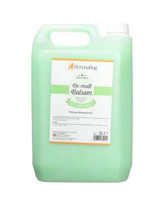 DezynaDog De-Matt Balsam Conditioner - odżywka dla psów ułatwiająca rozczesywanie splątanej sierści, koncentrat 1:10 - 5L