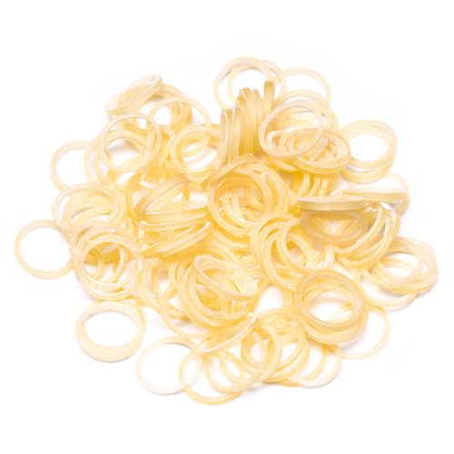 Gumki lateksowe HPP 100szt. - transparentne 0,9cm