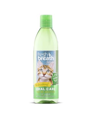 Tropiclean Fresh Breath Water Additive Cat - naturalny dodatek do wody dla kota, do higieny jamy ustnej - 473ml