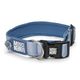 Max&Molly GOTCHA! Smart ID Matrix 2.0 Extra Wide Collar Ocean - Wide Dog Collar with QR ID Tag, Blue