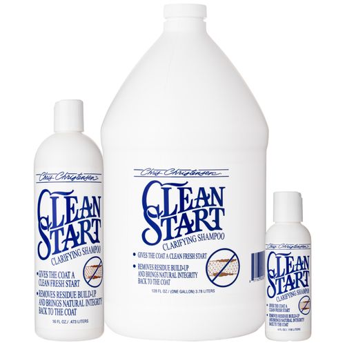 Chris Christensen Clean Start - szampon oczyszczająco-odtłuszczający do bardzo brudnej sierści psa i kota