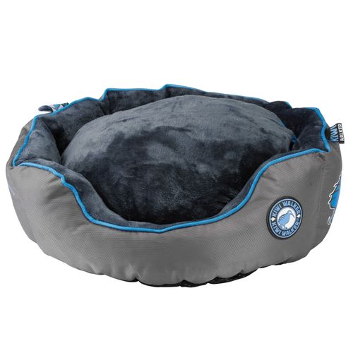 Kiwi Walker Running Oval Pet Bed Blue - owalne legowisko dla psa z pianką memory foam, niebieskie