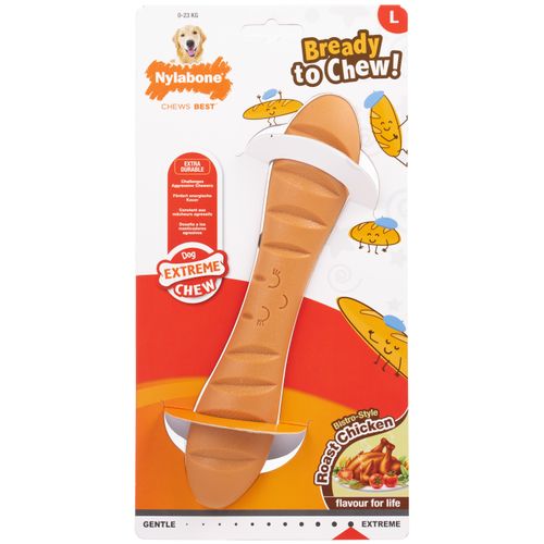 Nylabone Power Chew Baguette - twardy gryzak dla psa, bagietka o zapachu kurczaka