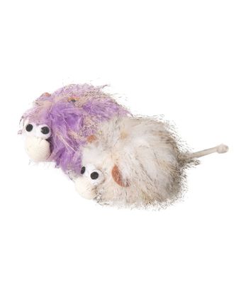 Flamingo Cat Wooly Monster - włochata zabawka dla kota, stworek z kocimiętką