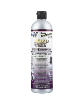 Double K Alpha White Shampoo - szampon wybielający dla białych psów, kotów, koni, koncentrat 1:32