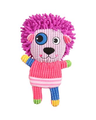 Flamingo Corduroy Lion 24cm - pluszowy lew z piszczałką