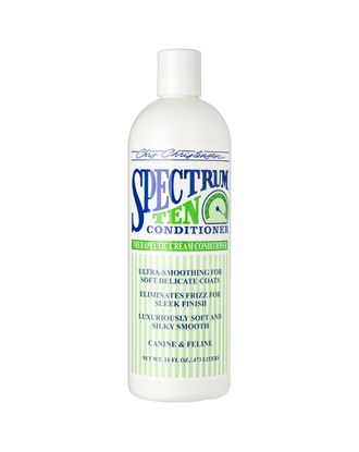 Chris Christensen Spectrum Ten Conditioner - ultra wygładzająca i zmiękczająca odżywka do delikatnej sierści, koncentrat 1:16 - 473ml