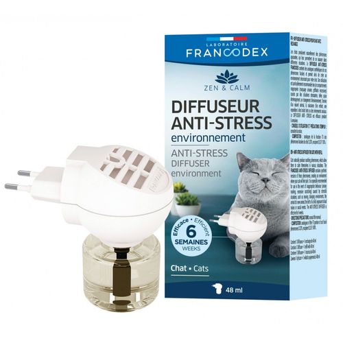 Francodex Cat Anti-Stress Diffuseur 48ml - dyfuzor z wkładem antystresowym dla kotów