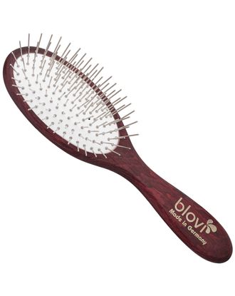 Blovi Red Wood Soft Small Pin Brush - mała, drewniana szczotka z metalowymi pinami 21mm, bardzo miękka 