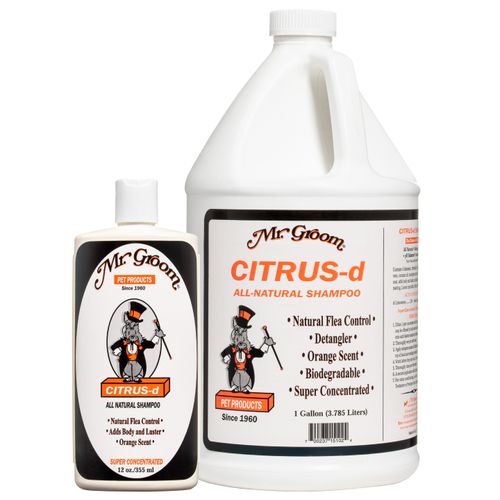 Mr Groom Citrus Shampoo - naturalny szampon przeciw pchłom dla psów, z olejkami eterycznymi, aloesem i olejem kokosowym