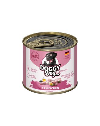 Doggy Dog Rabbit Sensitive - bezzbożowa mokra karma dla psa, z królikiem - 200g